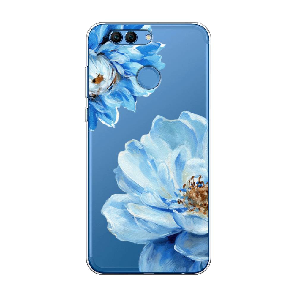 

Чехол Awog на Huawei Nova 2 "Голубые клематисы", Разноцветный, 62950-8