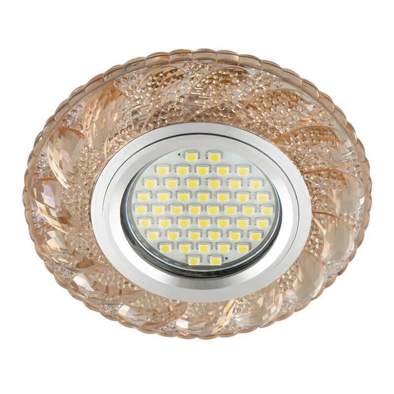 

Встраиваемый светильник Fametto Luciole DLS-L147 Gu5.3 Glassy/Tea, Luciole 147