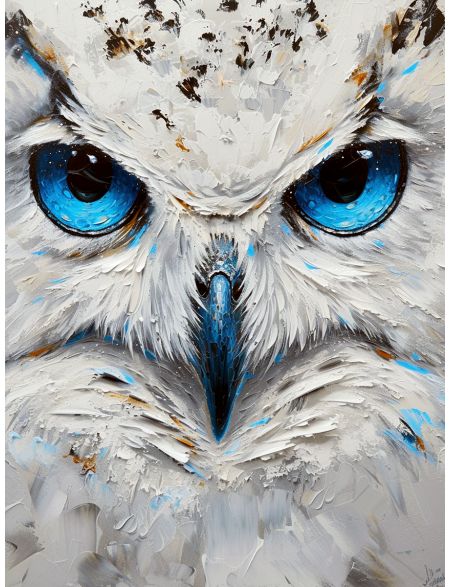 

Алмазная мозаика на подрамнике Полярная сова, 50x40 см, 49 цветов, 83510, ПРА-746