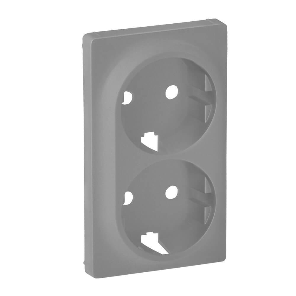 

Legrand (5 шт.) Лицевая панель Legrand Valena Life розетки с/з алюминий 754952