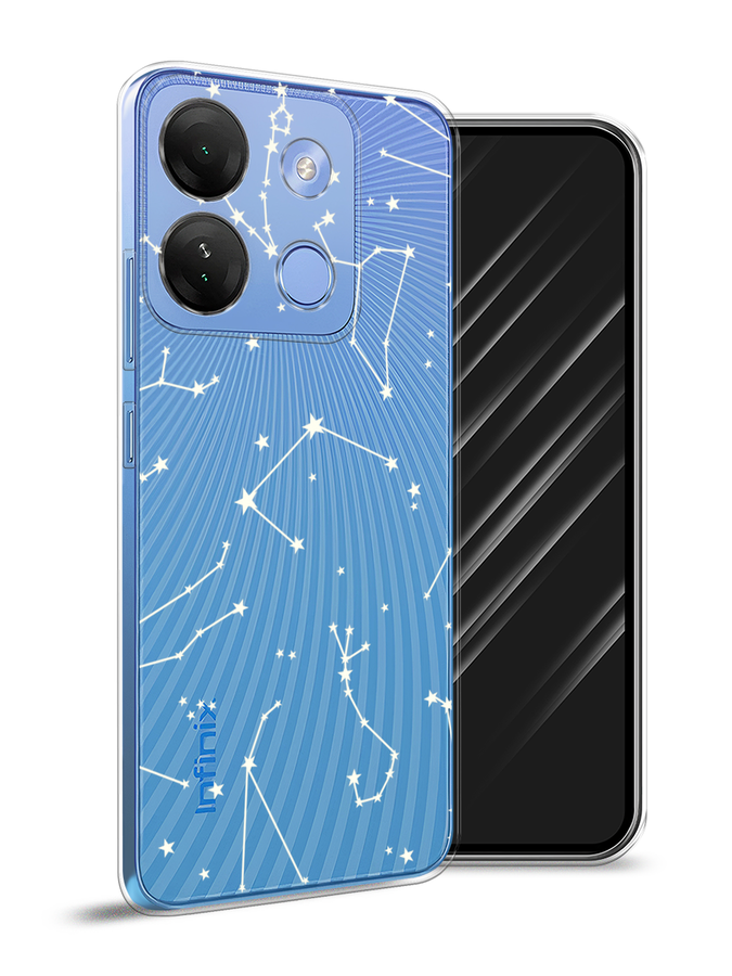 

Чехол Awog на Infinix Smart 7 HD "Созвездия", Прозрачный;серый;бежевый, 3103850-7