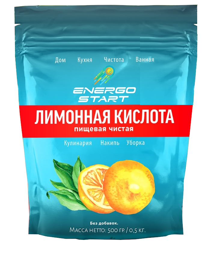 

Лимонная кислота Energo start пищевая, 500 г