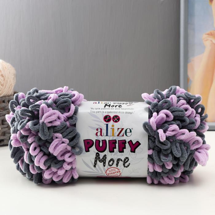 

Пряжа "Puffy more" 100 % микрополиэстер 11,5м/150г (6285), Пряжа для вязания "Puffy more"