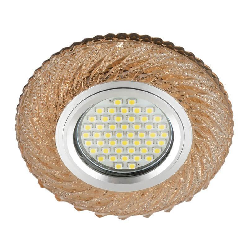 

Встраиваемый светильник Fametto Luciole DLS-L137 Gu5.3 Glassy/Tea, Luciole 137