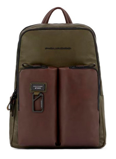 

Рюкзак мужской PIQUADRO CA3869AP/VETM, зеленый/ коричневый, CA3869AP/VETM