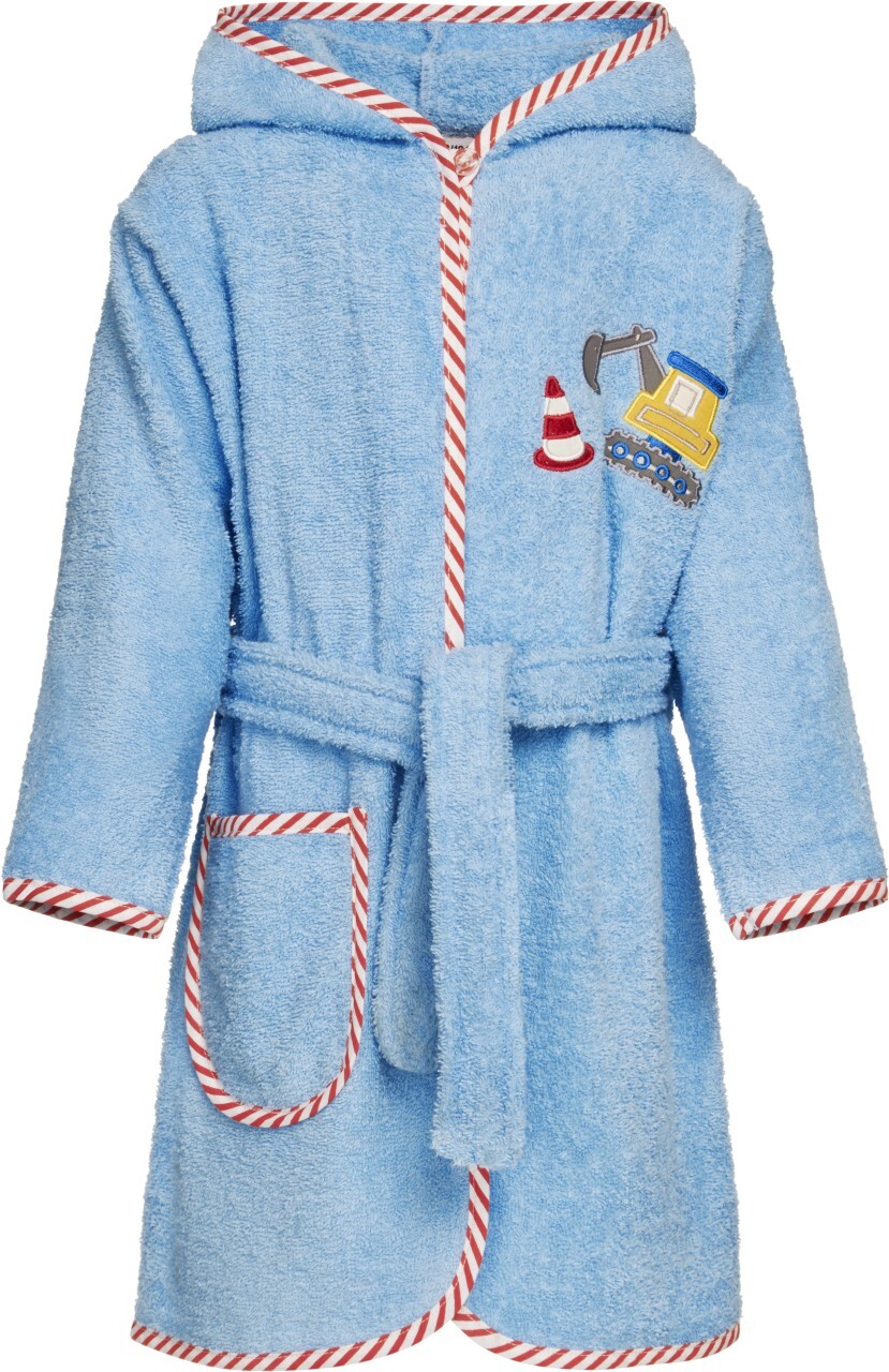 Халат детский Playshoes 340017, голубой, 86 детский рюкзак с вышивкой