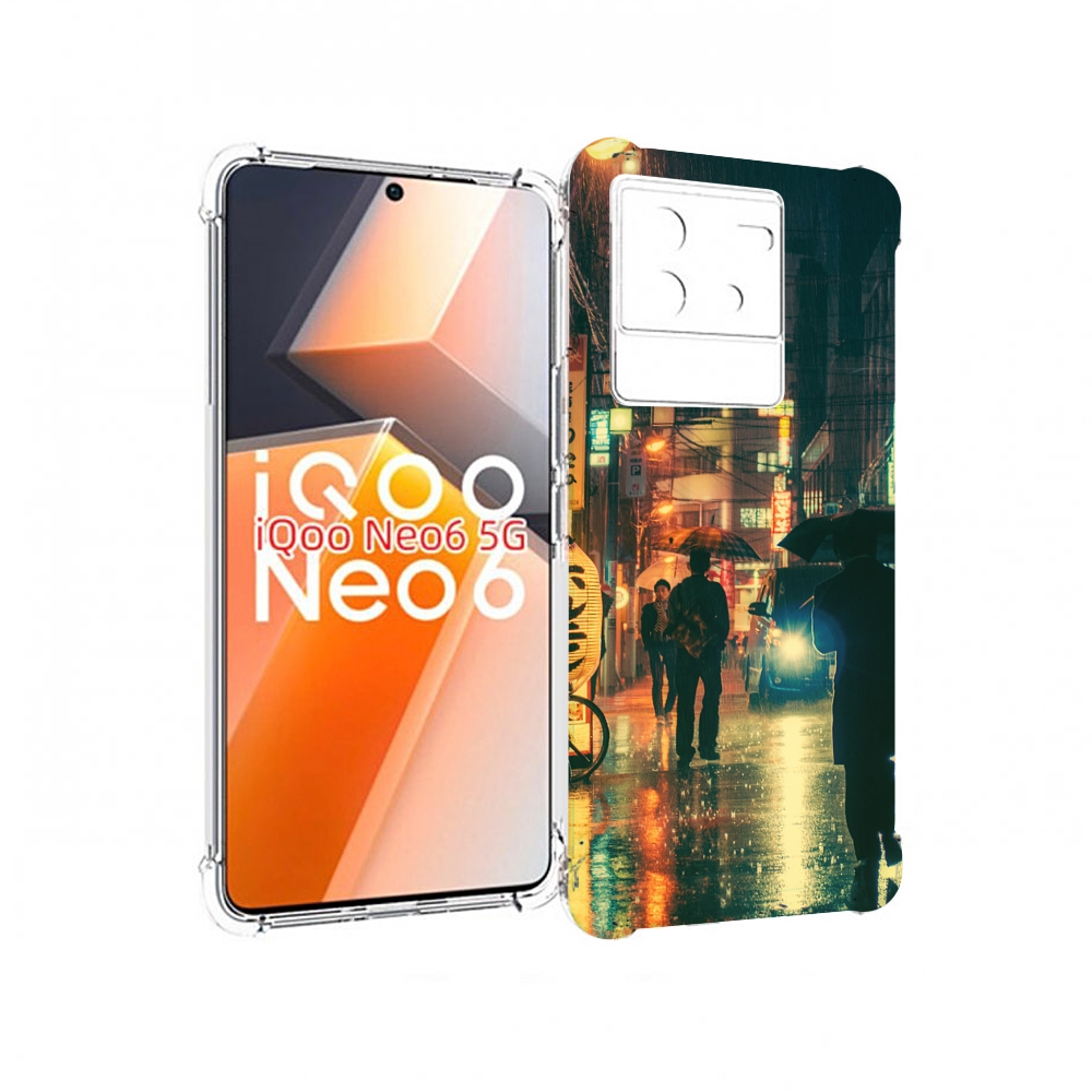 

Чехол MyPads Токио-сеул для Vivo iQoo Neo 6 5G, Прозрачный, Tocco