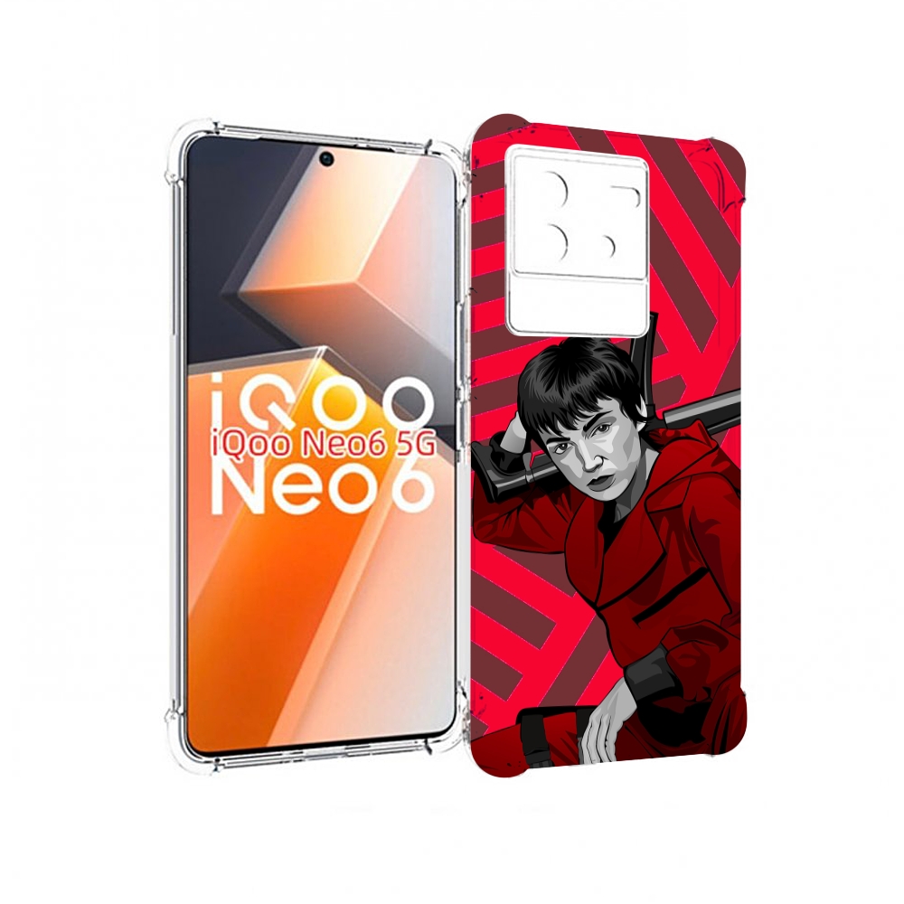 

Чехол MyPads Токио-бумажный-дом для Vivo iQoo Neo 6 5G, Прозрачный, Tocco