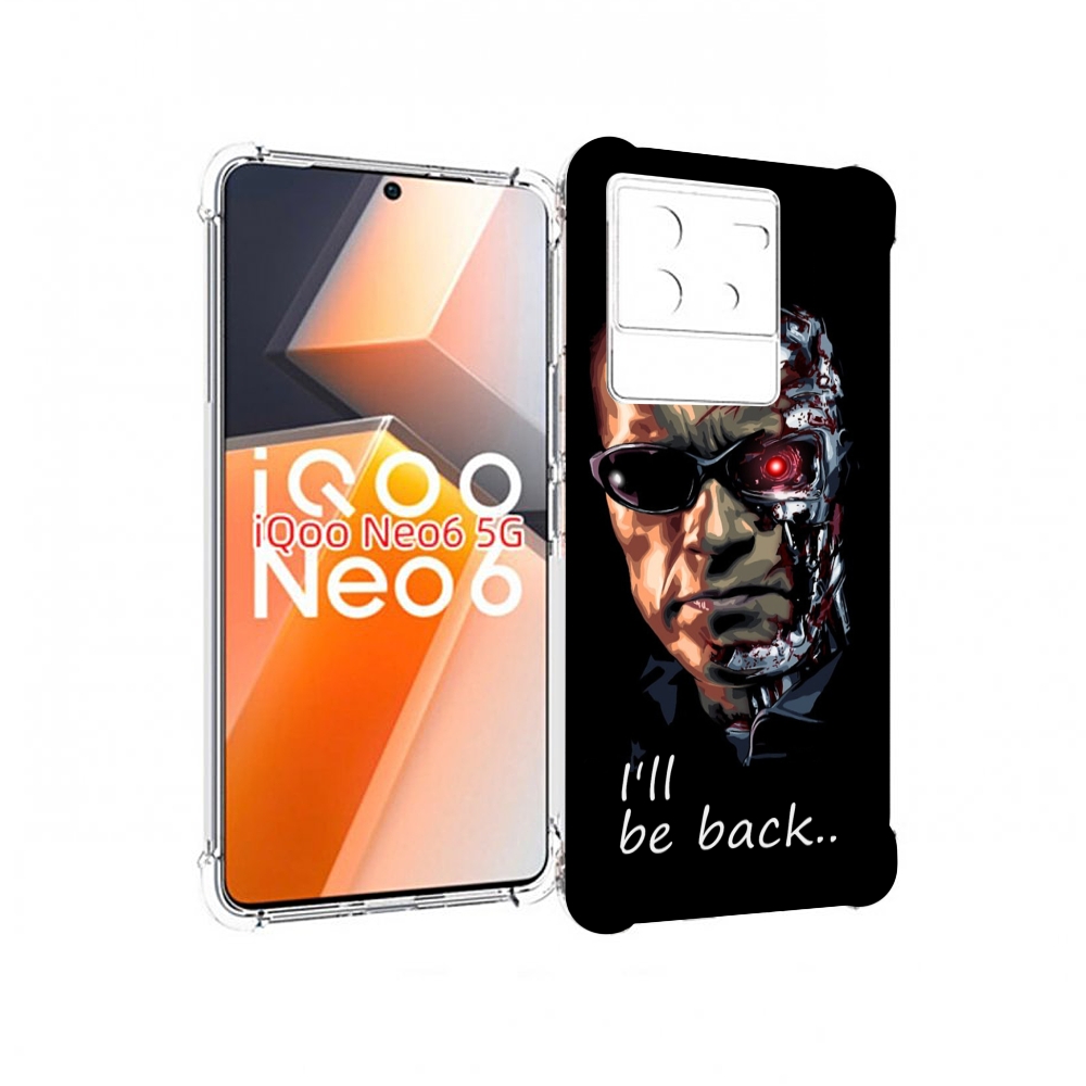 

Чехол MyPads Терминатор для Vivo iQoo Neo 6 5G, Прозрачный, Tocco