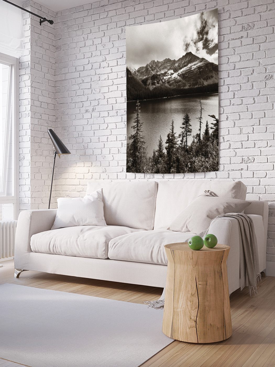 

Вертикальное фотопанно на стену JoyArty Горный полет 150x200 см, Горный полет