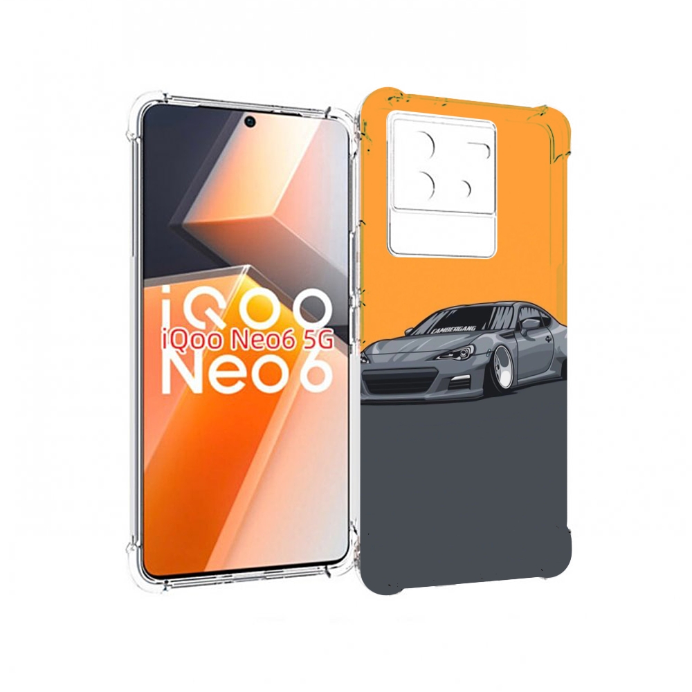 

Чехол MyPads Спорт-кар для Vivo iQoo Neo 6 5G, Прозрачный, Tocco