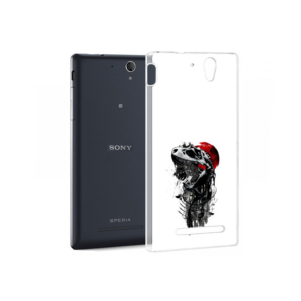 

Чехол MyPads Tocco для Sony Xperia C5 Ultra вымерший динозавр (PT16261.253.284), Прозрачный, Tocco