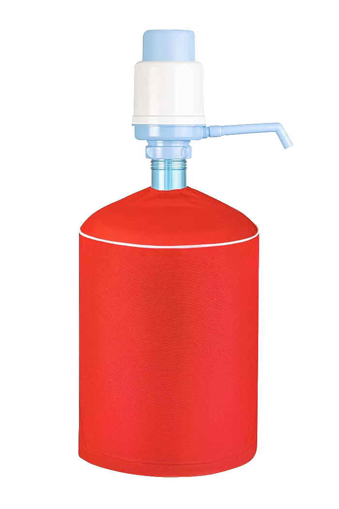 фото Чехол на бутыль 19л для помпы"аква нью" красный decorator