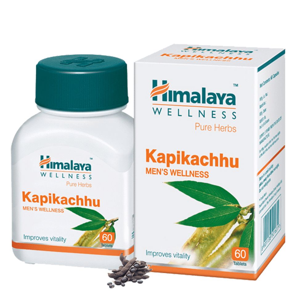 фото Стимулятор репродуктивной системы himalaya herbals kapikachhu 250мг 60 шт. himalaya drug company