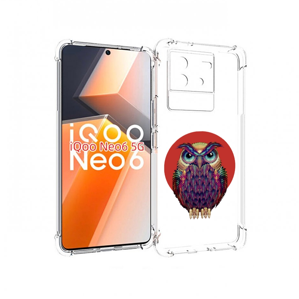

Чехол MyPads Сова 3 для Vivo iQoo Neo 6 5G, Прозрачный, Tocco