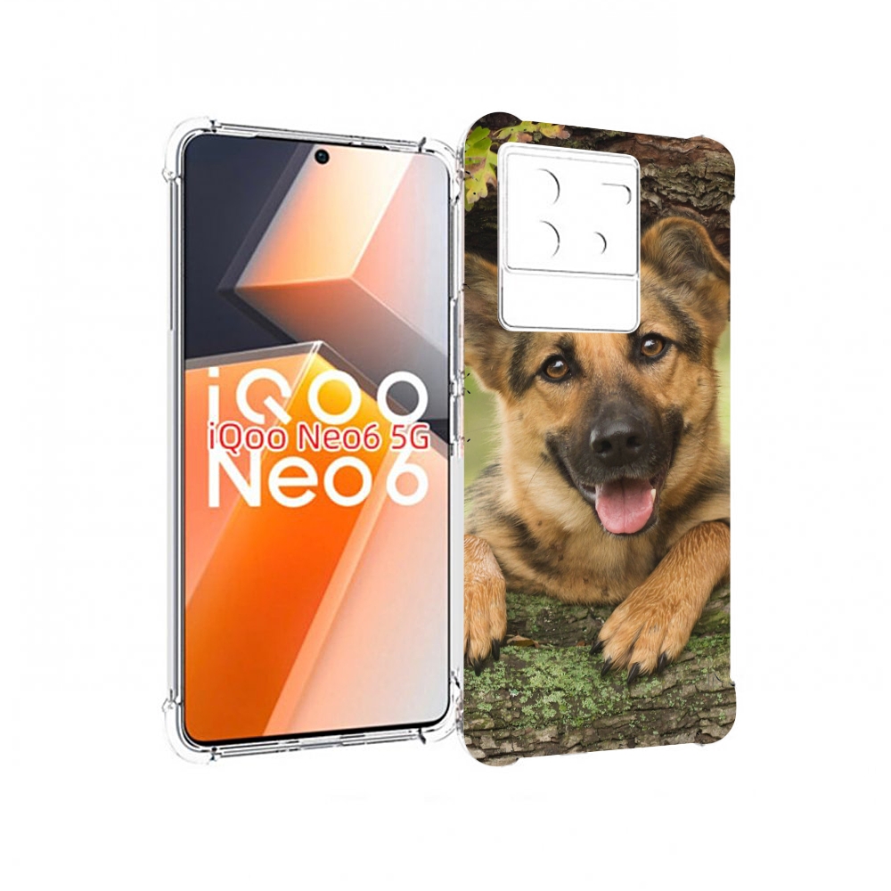 

Чехол MyPads Собака-на-дереве для Vivo iQoo Neo 6 5G, Прозрачный, Tocco