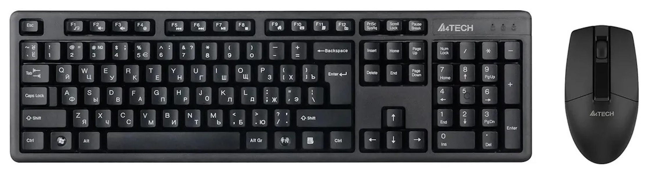

Комплект клавиатура+мышь A4TECH 3330N, USB, беспроводной, черный, Комплект (клавиатура+мышь) A4TECH 3330N, USB, беспроводной, черный