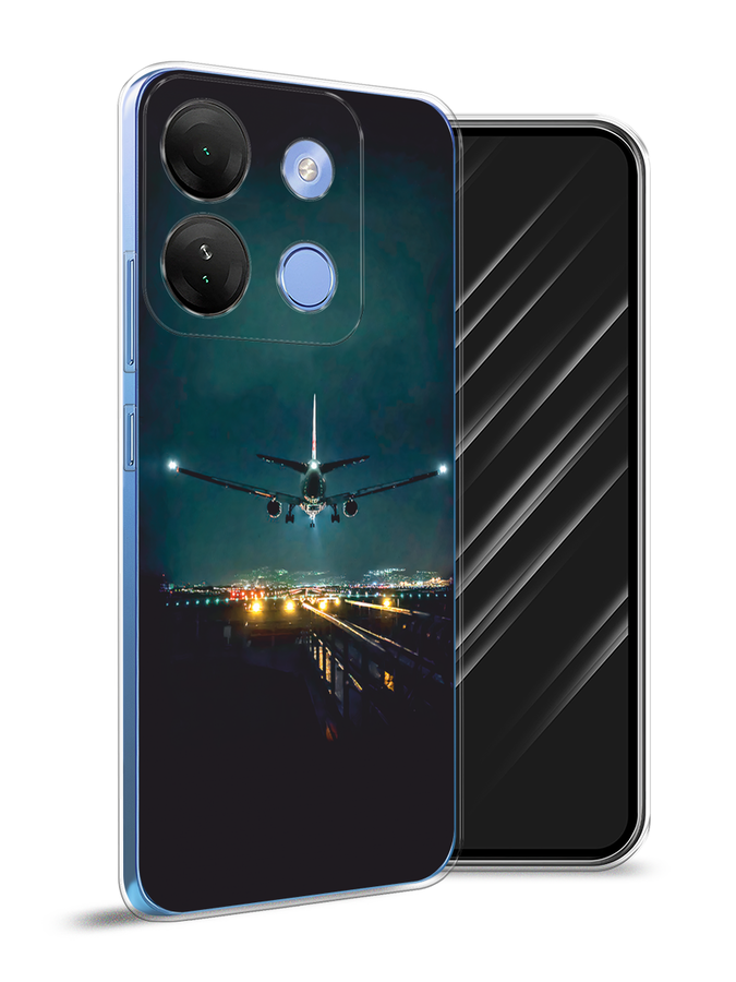 

Чехол Awog на Infinix Smart 7 HD "Ночной рейс", Черный, 3103850-6