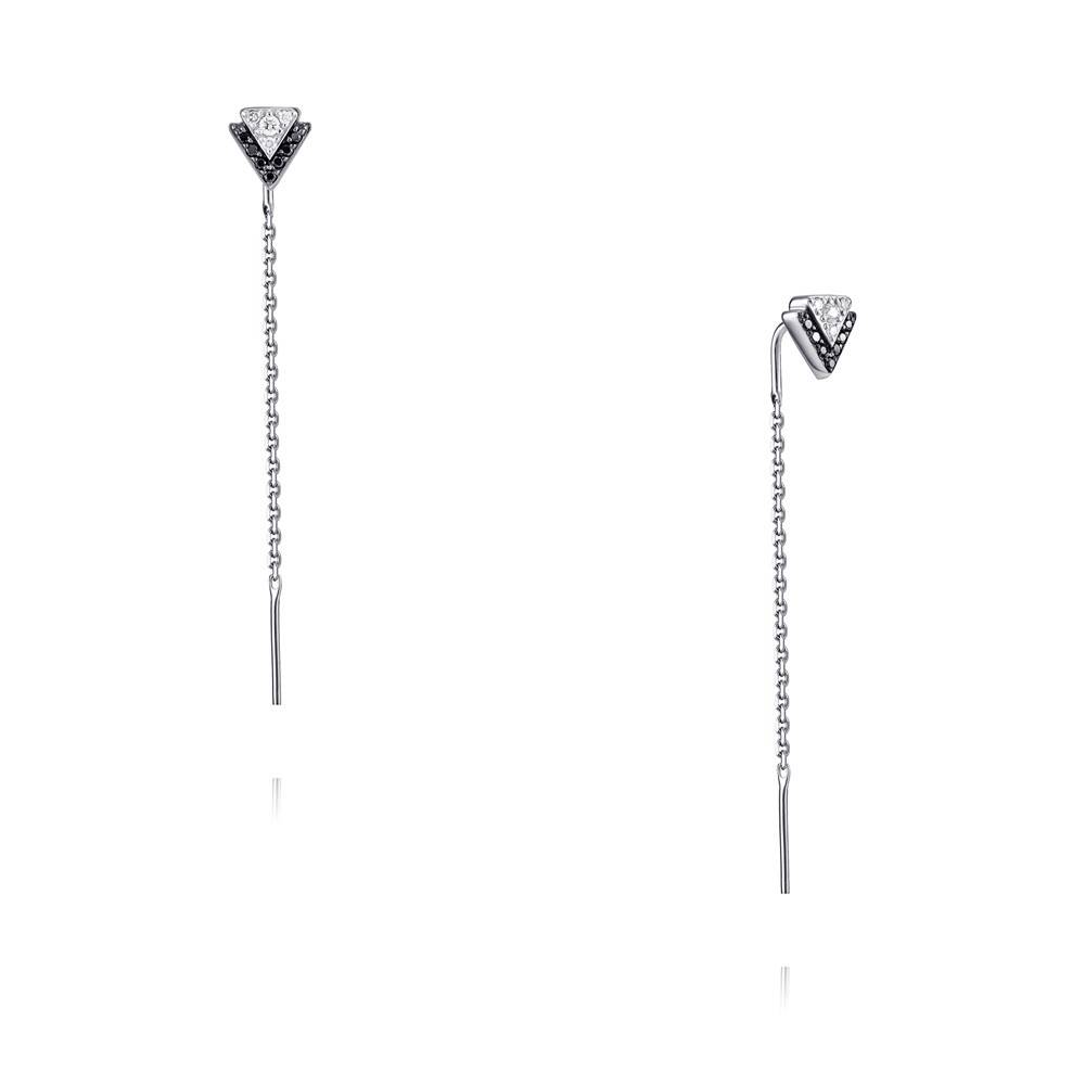 

Серьги из белого золота с бриллиантом ADAMAS 25040520/02-А51ДЧ-421, 25040520/02-А51ДЧ-421