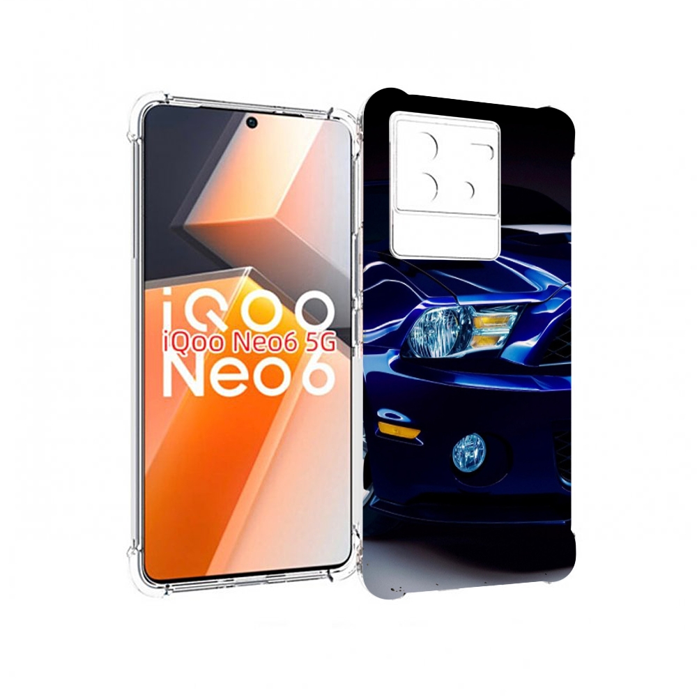 

Чехол MyPads Синяя-машина для Vivo iQoo Neo 6 5G, Прозрачный, Tocco