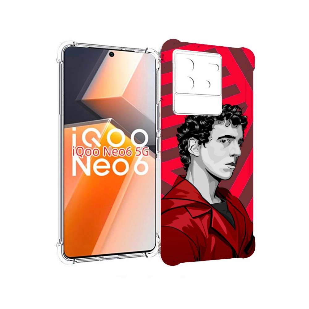 

Чехол MyPads Рио-бумажный-дом для Vivo iQoo Neo 6 5G, Прозрачный, Tocco