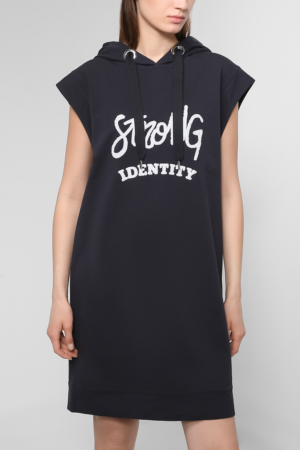

Платье женское Comma Casual Identity 2112149 синее 36 EU, Синий, 2112149