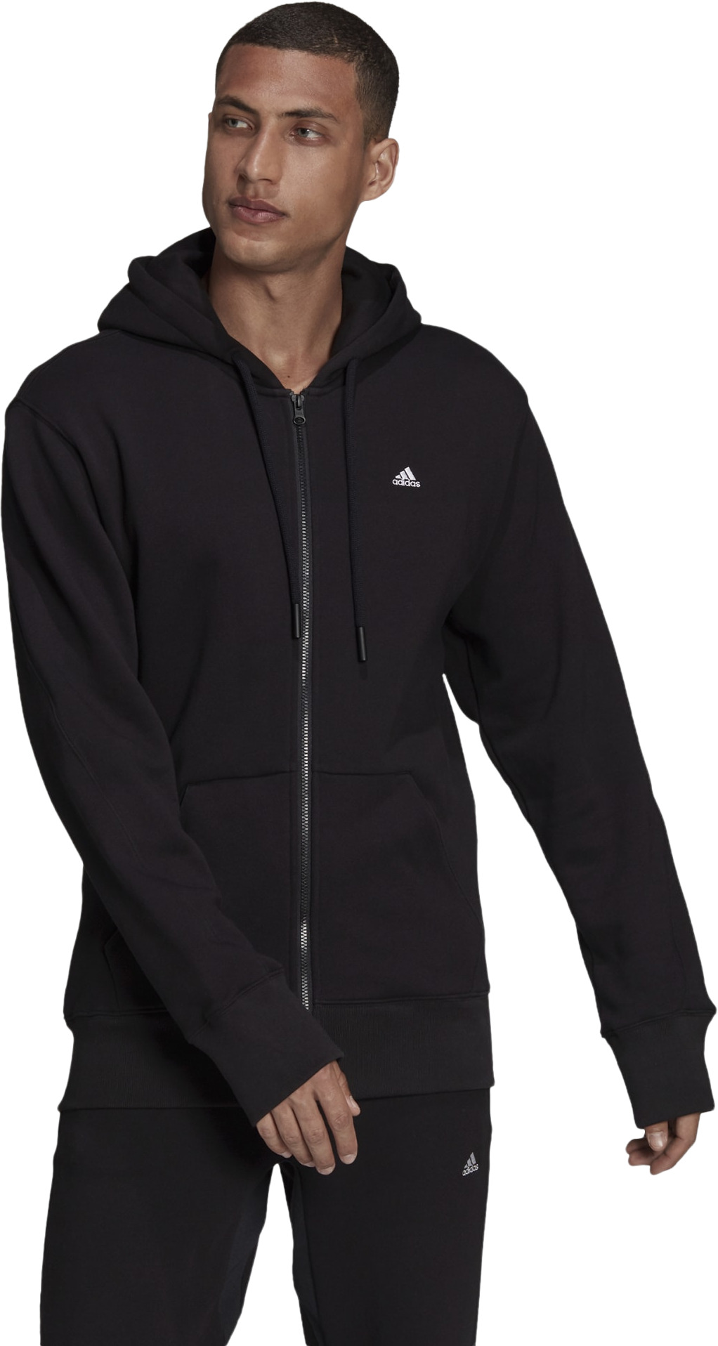 

Толстовка мужская Adidas H45369 черная 3XLT, H45369