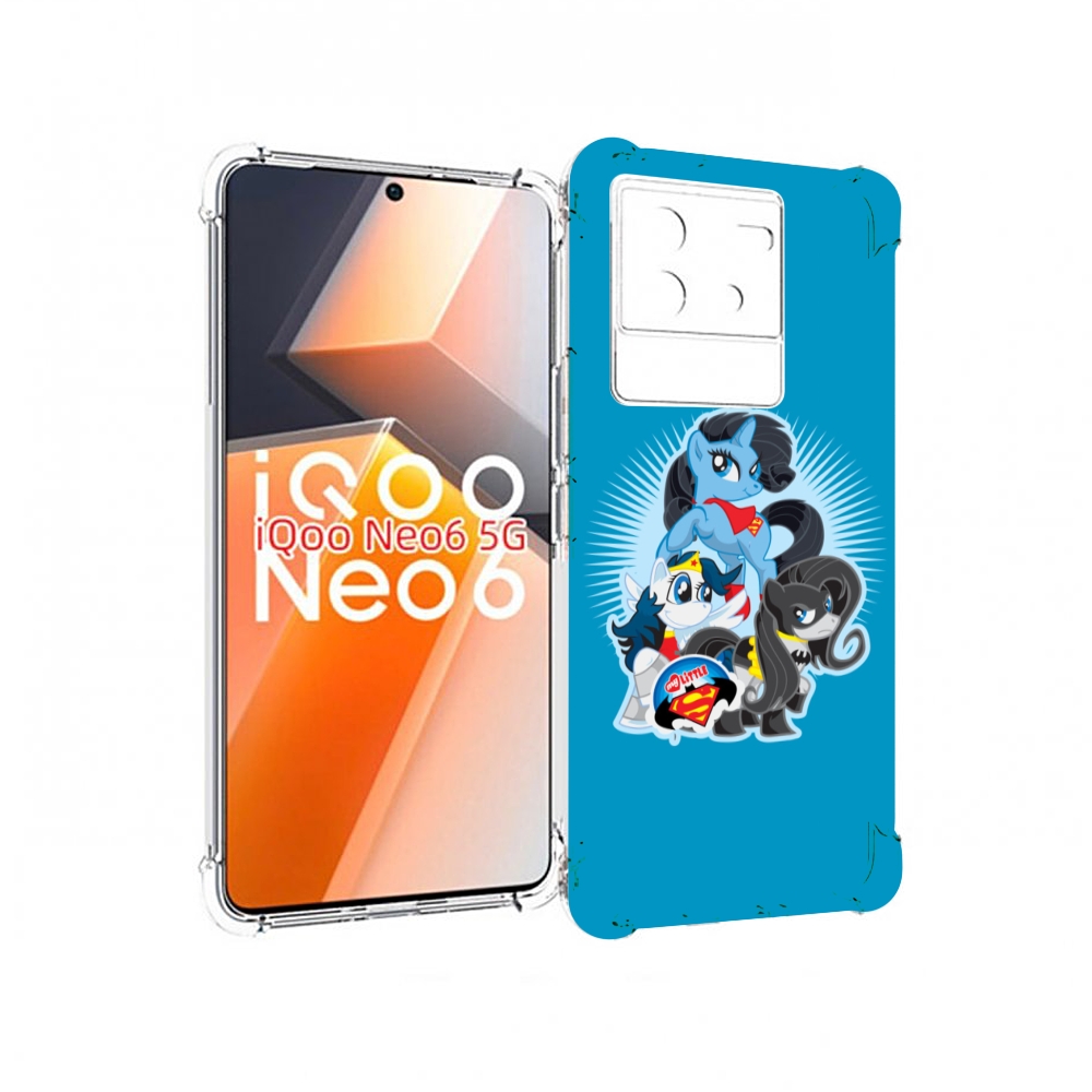 

Чехол MyPads Пони-литл для Vivo iQoo Neo 6 5G, Прозрачный, Tocco