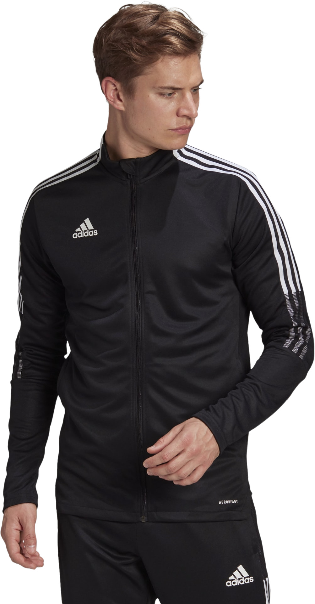 

Олимпийка мужская Adidas GM7319 черная XL, Черный, GM7319