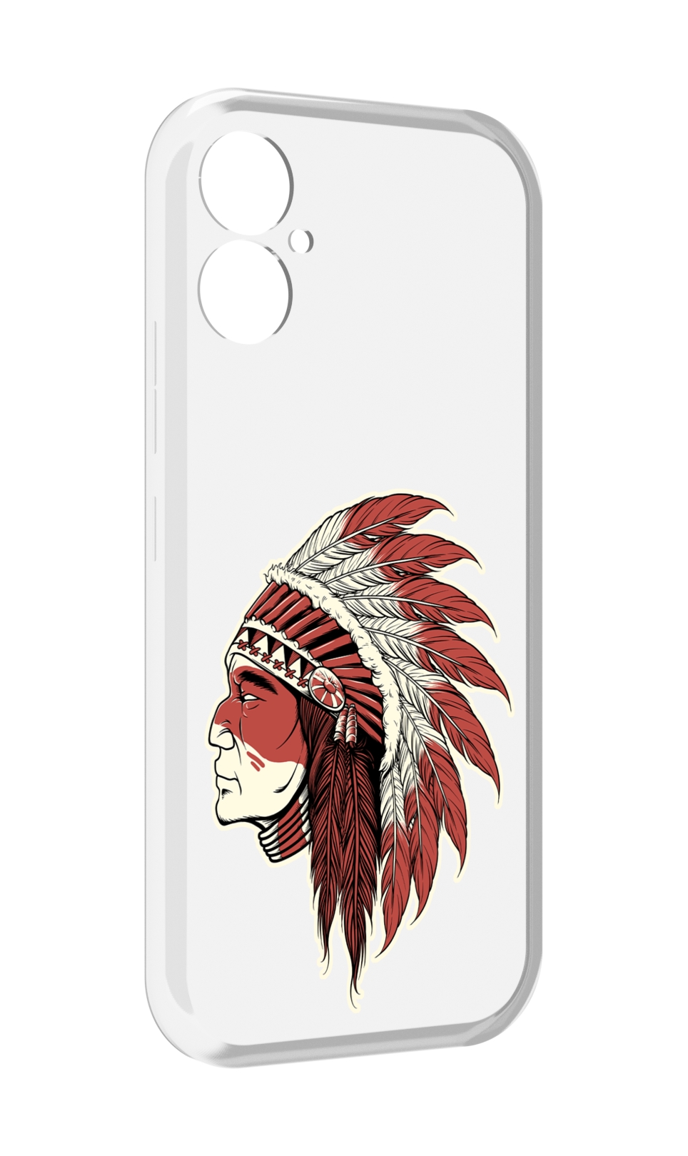 

Чехол MyPads красный индеец для Tecno Spark 9 Pro \ Spark 9T, Прозрачный, Tocco