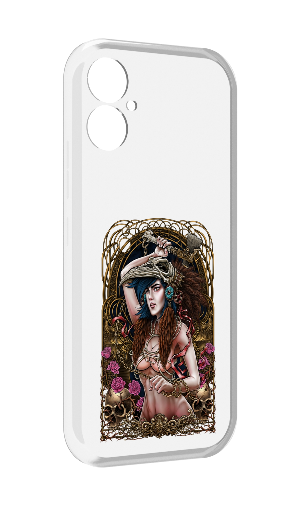 

Чехол MyPads красивая девушка рисунок для Tecno Spark 9 Pro \ Spark 9T, Прозрачный, Tocco