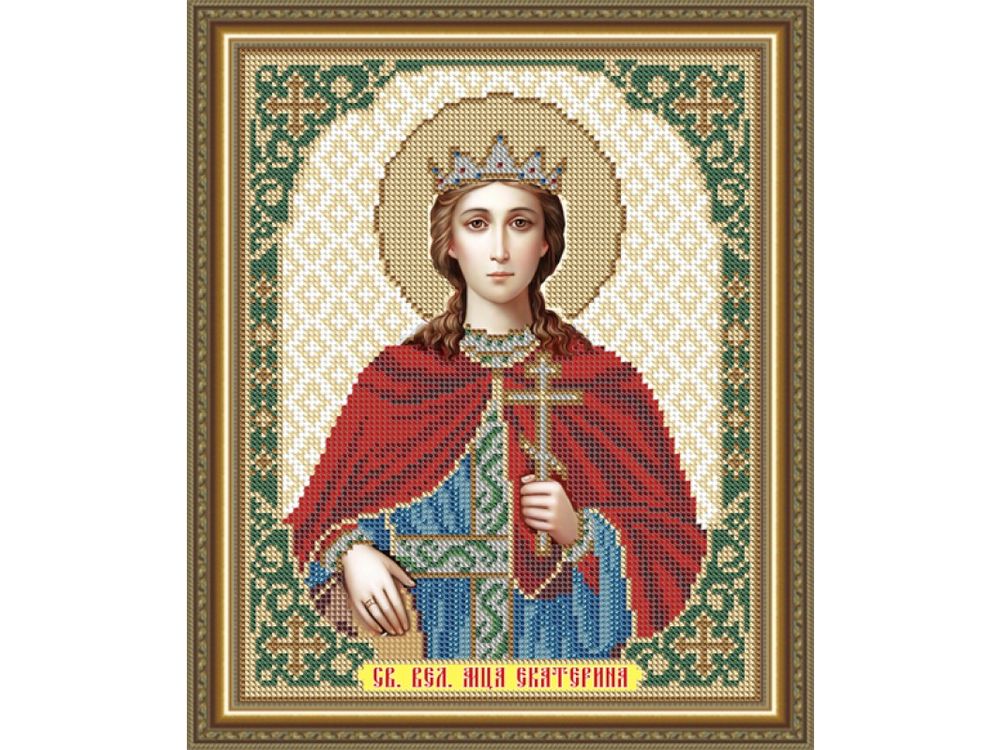 

Рисунок на ткани «Святая Великомученица Екатерина»