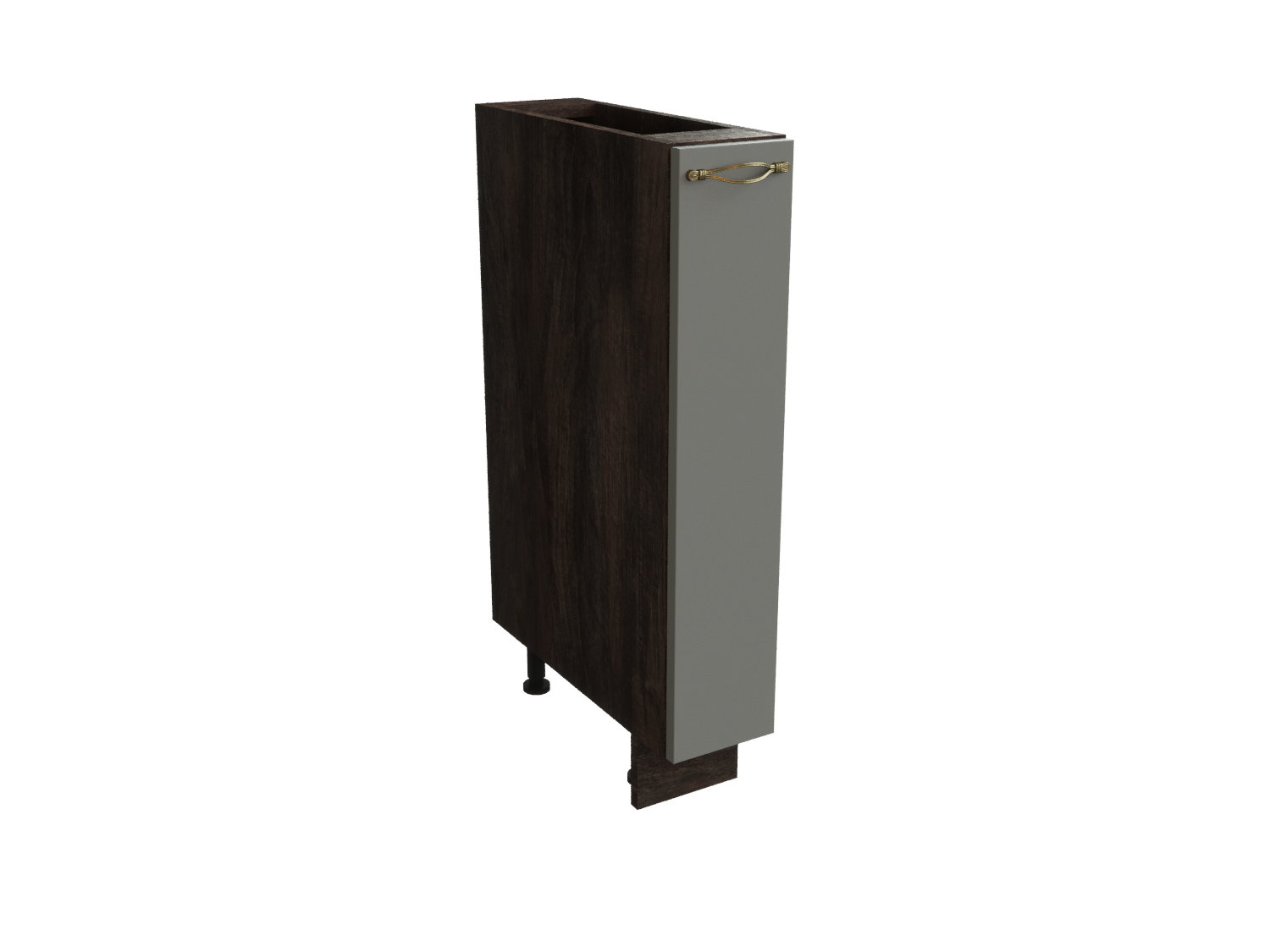 

Шкаф напольный бутылочница SURA Моцарт Монблан софт 15x47,8x81,6 арт.ММК-00002012, Серый
