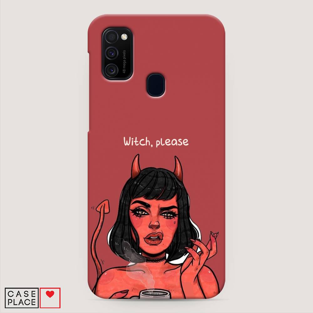 фото Пластиковый чехол "evil girl" на samsung galaxy m21 awog