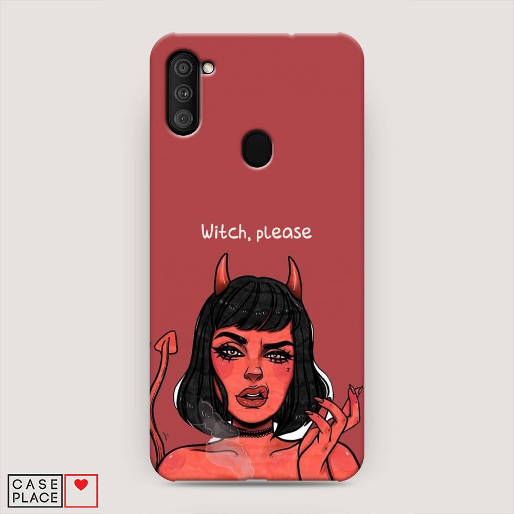 фото Пластиковый чехол "evil girl" на samsung galaxy m11 awog