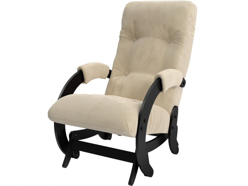 Кресло-глайдер мягкое Glaider модель 68 венге Verona Vanilla