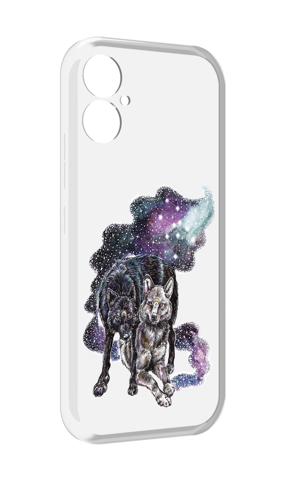 

Чехол MyPads звездные волки для Tecno Spark 9 Pro \ Spark 9T, Прозрачный, Tocco