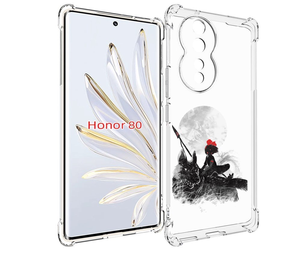 

Чехол MyPads мононоке для Honor 80, Прозрачный, Tocco