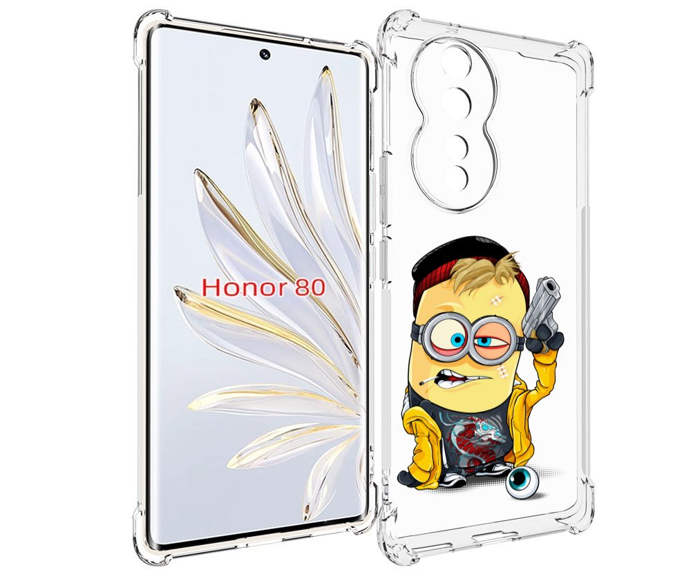 

Чехол MyPads миньон бандит для Honor 80, Прозрачный, Tocco