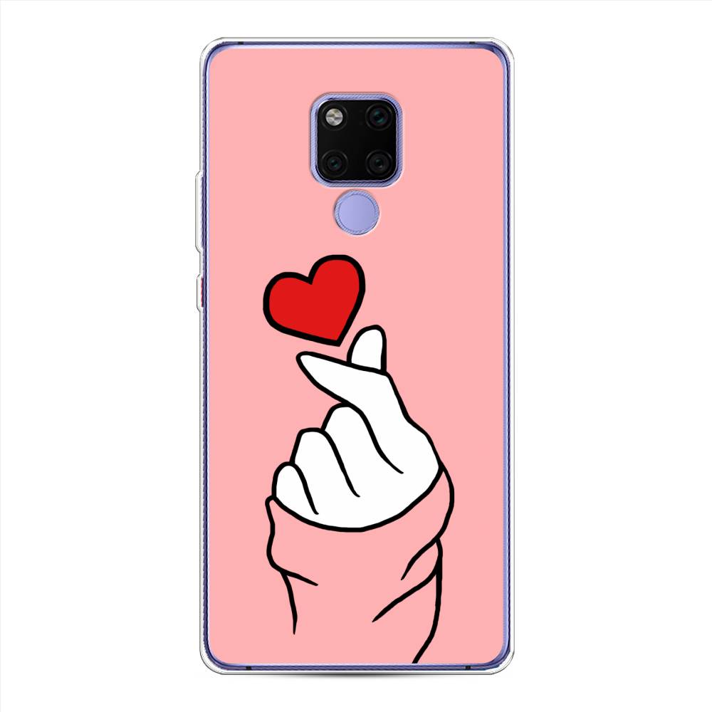 

Чехол Awog на Huawei Mate 20X "Милое сердечко", Белый;красный;черный, 66950-7