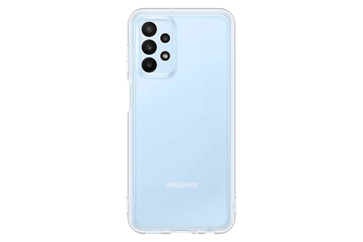 

Чехол Samsung Soft Clear Cover A23, прозрачный, EF-QA235TTEGRU, EF-QA235TTEGRU