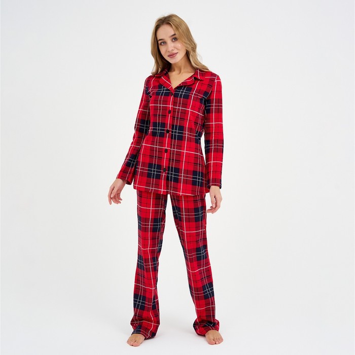 

Пижама женская KAFTAN Christmas красная 40-42 RU, Красный, Christmas