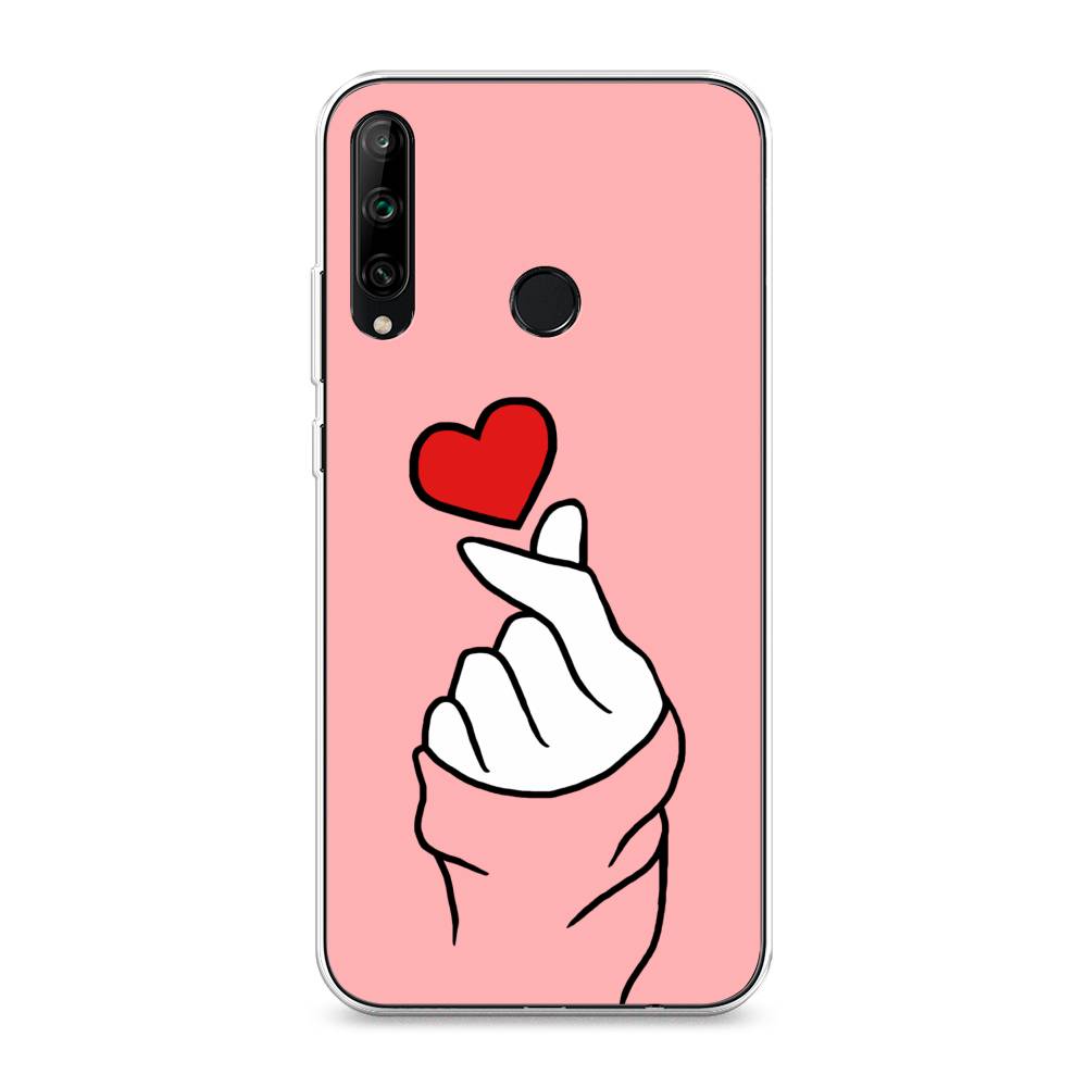 

Чехол Awog на Honor 9C "Милое сердечко", Белый;красный;черный, 612550-7