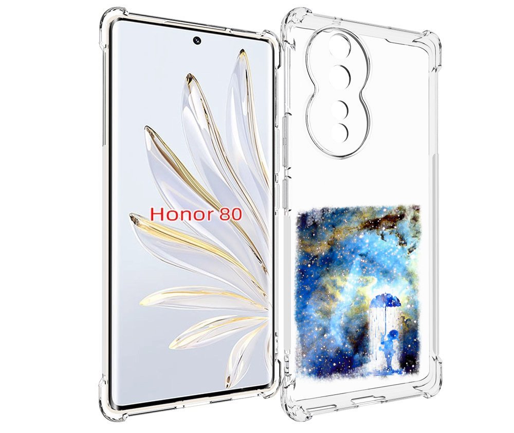 

Чехол MyPads мальчик в небе для Honor 80, Прозрачный, Tocco