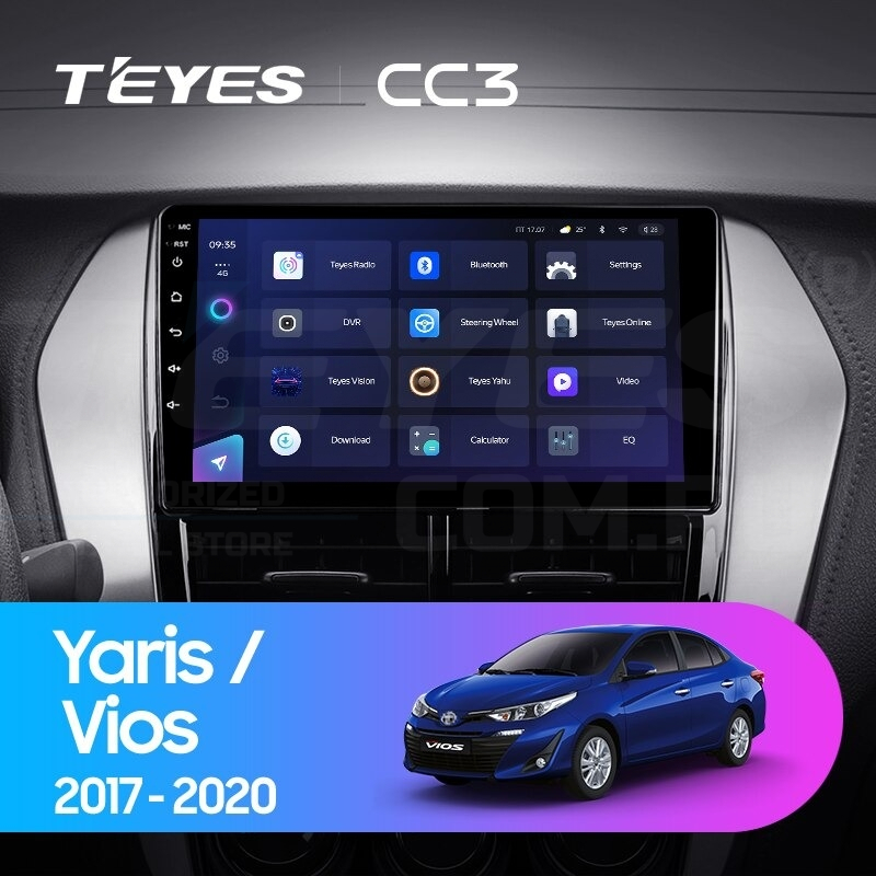 

Штатная магнитола Teyes CC3 4/32 Toyota Yaris (2017-2020) F1, CC3