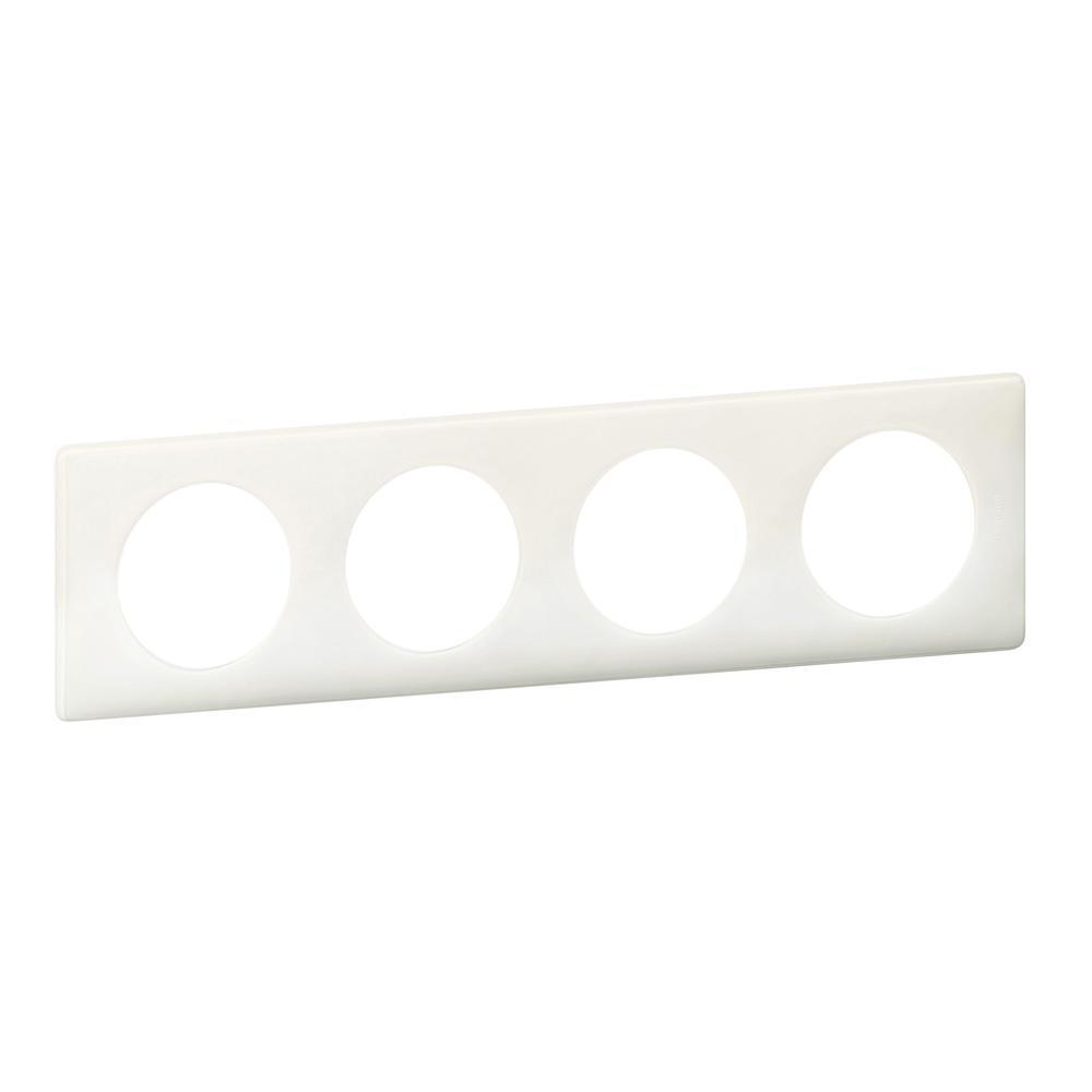 

Legrand Рамка 4-постовая Legrand Celiane белый глянец 066634