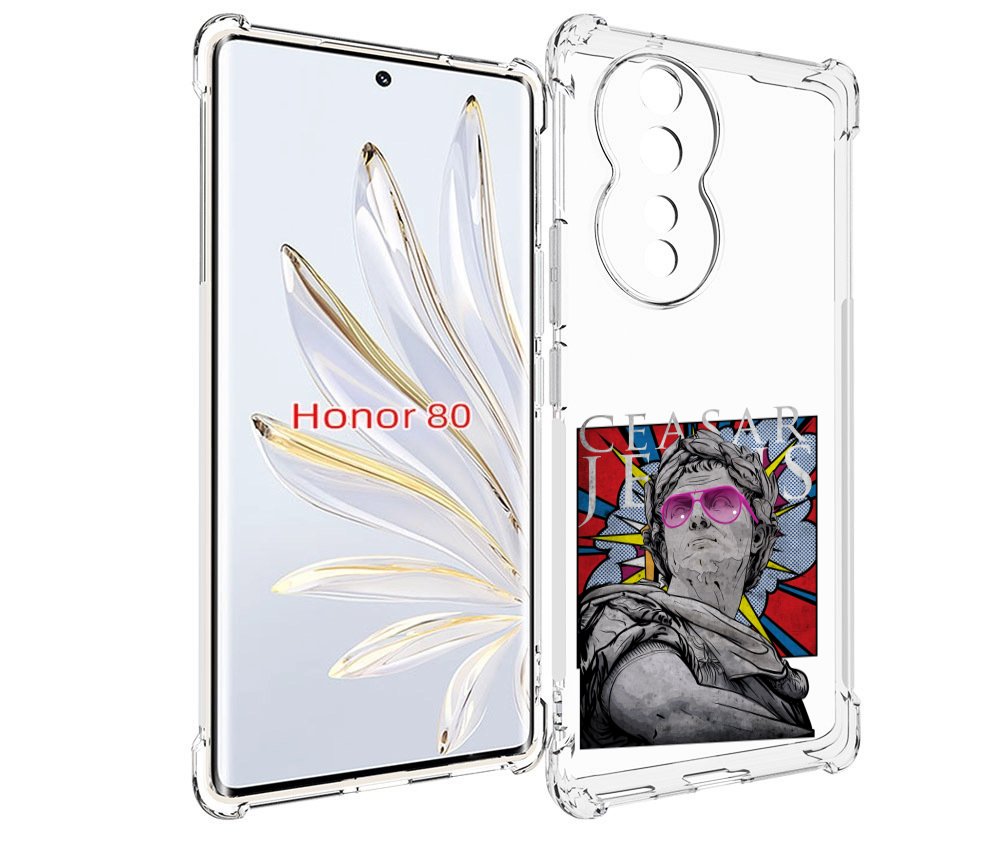 

Чехол MyPads крутая статуя свободы для Honor 80, Прозрачный, Tocco
