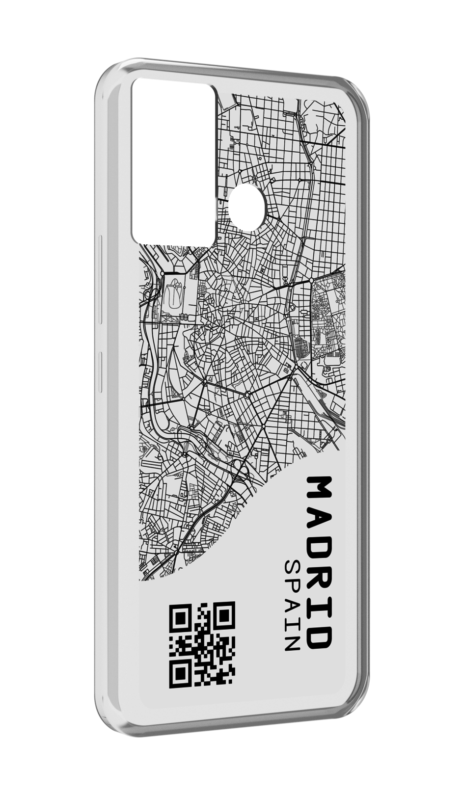 

Чехол MyPads схема-мадрид для Infinix Hot 12 Play, Прозрачный, Tocco