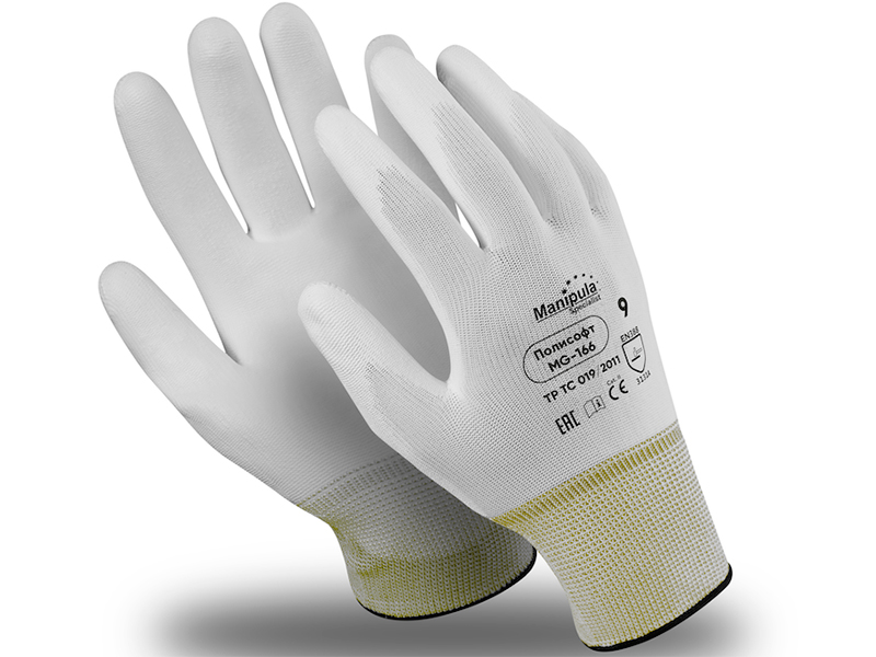Перчатки Manipula Specialist Полисофт размер 8 MG-166 / ПЕР724 перчатки manipula specialist виброфлекс р 10 пер 694 10