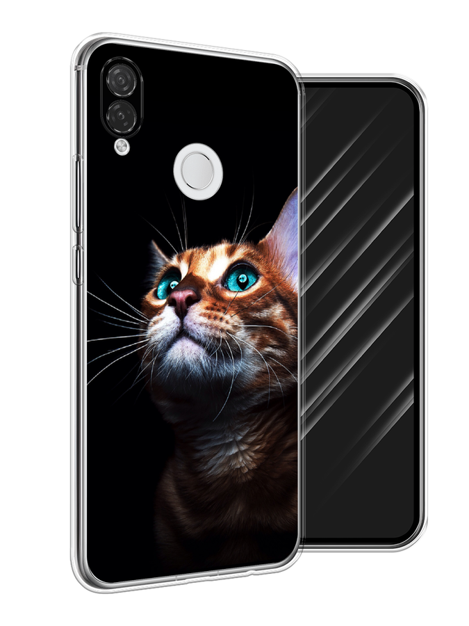 

Чехол Awog на Huawei P Smart Plus "Мечтательный кот", Коричневый, 68250-1